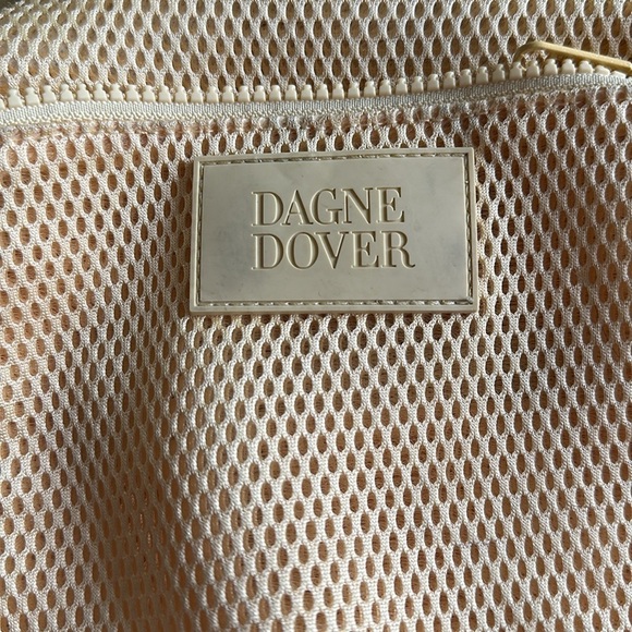 Dagne Dover Yellow Air Mesh Minimalist Crossbody Bag with Dust Bag - Picture 5 of 17